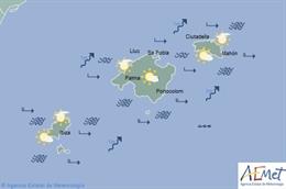 El tiempo en Baleares hoy, 29 de noviembre de 2019