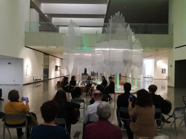 Actuación del ciclo de música de cámara en el Museo Íbero