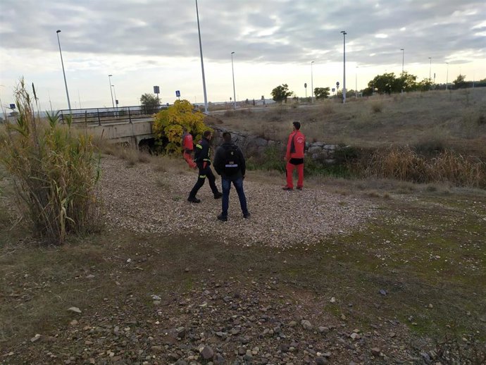 Los Bomberos de Guadix en la búsqueda