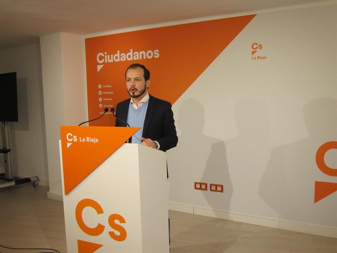 El portavoz de Cs en La Rioja, Pablo Baena