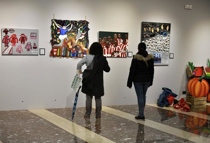La muestra  Acogida en la sala de exposiciones de las Juntas Generales de Bizkaia, en su sede den Bilbao.