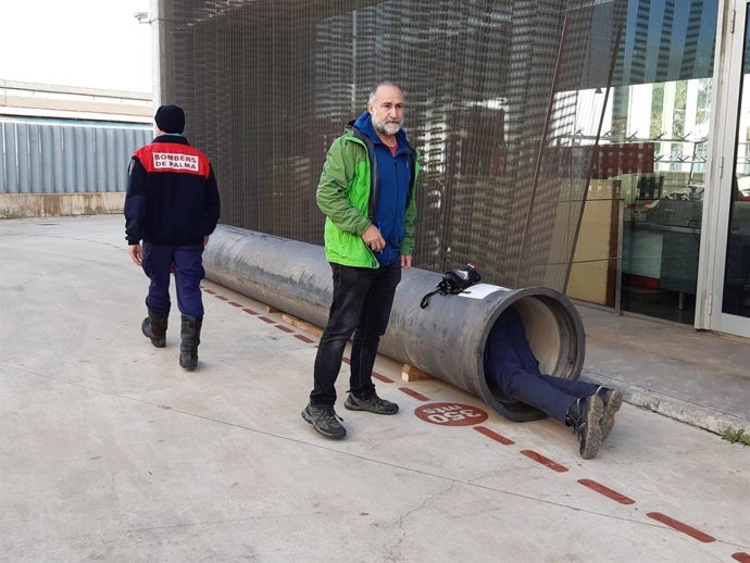 Proves de fbia dels aspirants a entrar en el cos de bombers de Palma