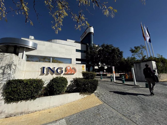 Exterior de la sede central de ING, en las Rozas (Madrid), a 25 de octubre de 2019.