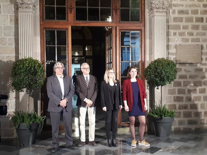 Xavier Marcé, Miquel Puig, Elsa Artadi y Janet Sanz