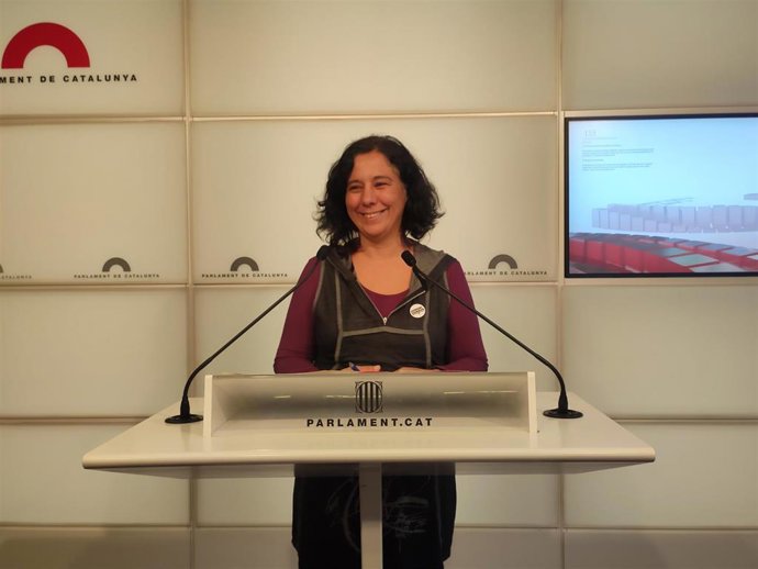 La portavoz de los comuns en el Parlament, Susanna Segovia