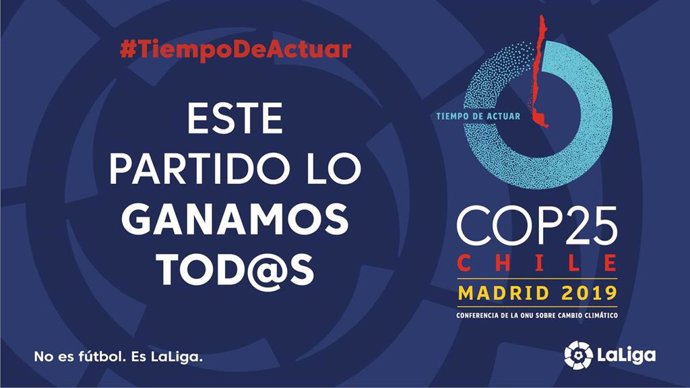 LaLiga impulsará medidas de sostenibilidad y concienciación en su compromiso con la Cumbre del Cambio Climático