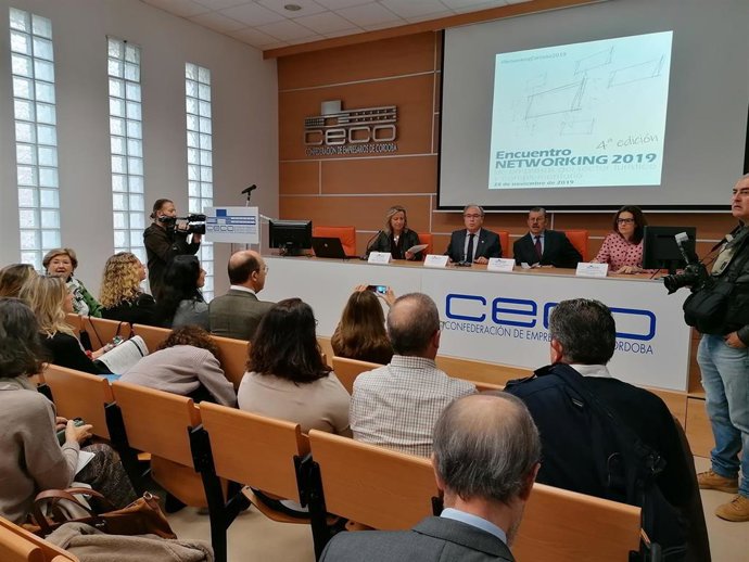 Silas (dcha.) en el Networking de Empresas Turísticas y Complementarias