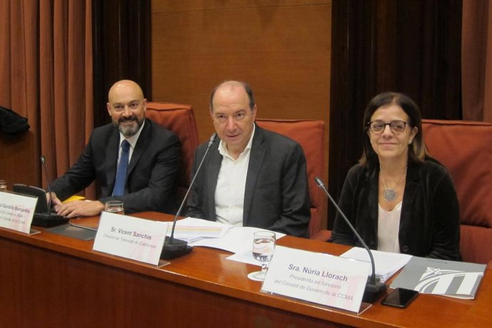 Saül Gordillo, Vicent Sanchis y Núria Llorach