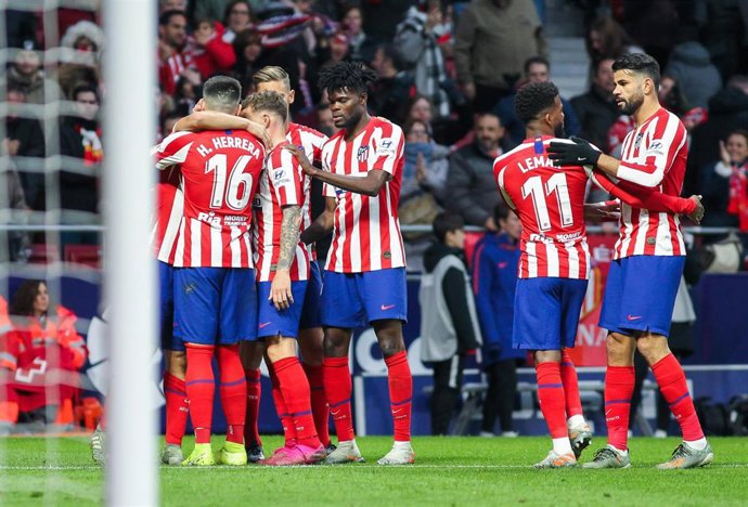 Jugadores del Atlético de Madrid