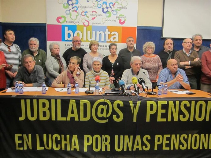 Movimiento pensionistas vascos se desmarca huelga general