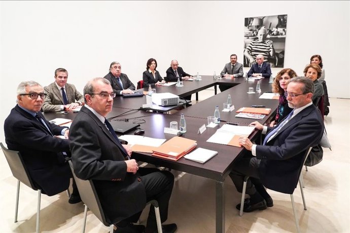 Miembros del Patronato de la MPM durante la celebración del mismo