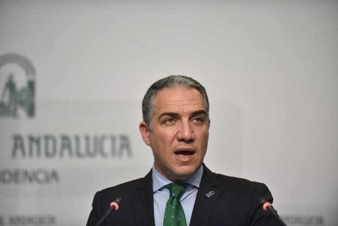 Elías Bendodo, consejero de la Presidencia, Administración Pública e Interior