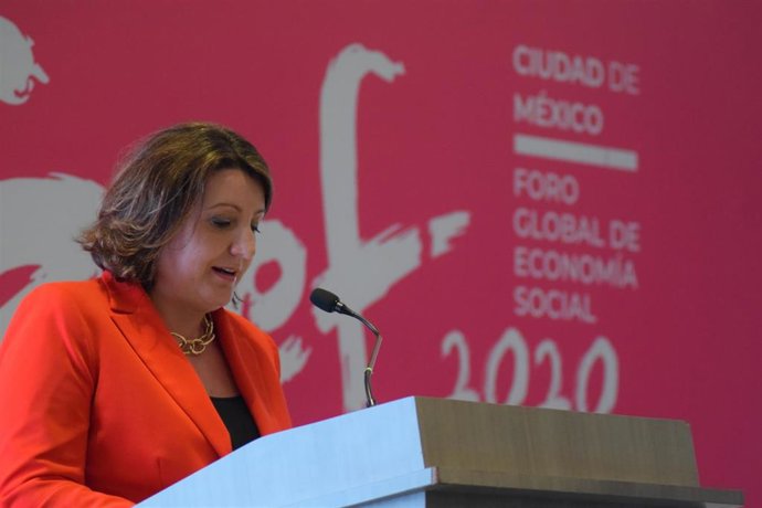 La consejera de Economía, Empresas y Empleo del Gobierno de Castilla-La Mancha, Patricia Franco, en México
