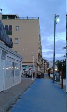 Edificios situados en la Playa de Alcúdia que tendrían que ser derribados de llevarse a cabo la concesión, según el GOB