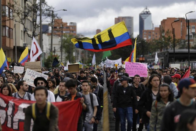 Protestas contra el Gobierno en Colombia