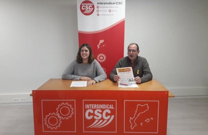 Marina Sureda i Narcís López, Intersindical-CSC.
