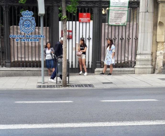 Imagen del 'Clan de las Bosnias' operando en Granada