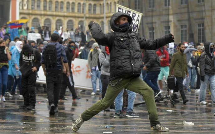 Protestas en Colombia.