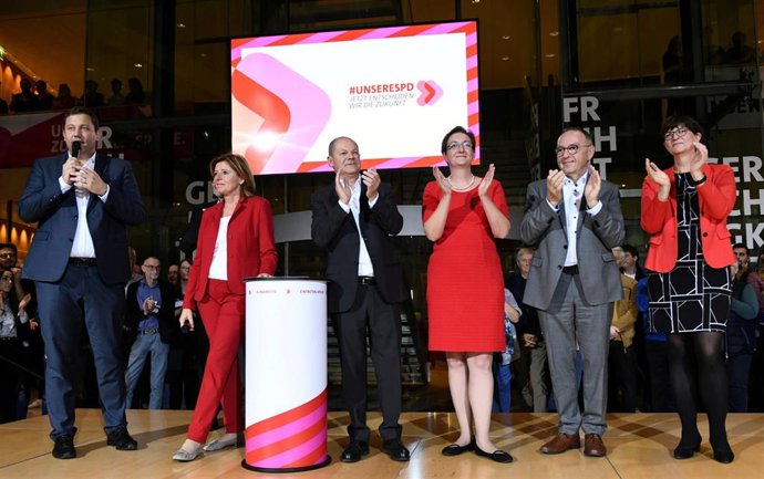 Los candidatos a liderar el Partido Social Demócrata de Alemania.