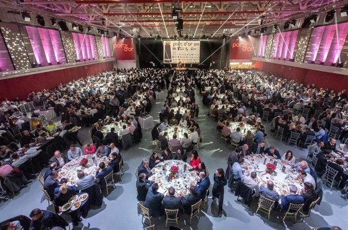 Gala de entrega de los premios 'Porc d'orc' donde una granja de Alesanco obtuvo dos estatuillas