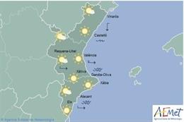 Predicción de Aemet para el sábado 30 de noviembre