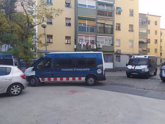 Operatiu dels Mossos d'Esquadra contra el trfic de drogues i armes a Badalona (Barcelona) el 29 de novembre del 2019.