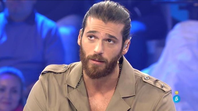 El actor turco Can Yaman en el plató de 'Volverte a ver'