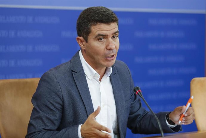 El portavoz parlamentario de Ciudadanos (Cs), Sergio Romero. 