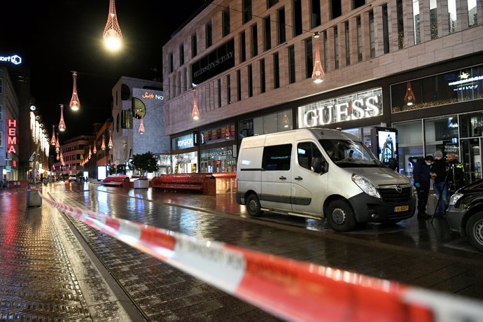 Foto del lugar donde se ha producido el ataque en La Haya