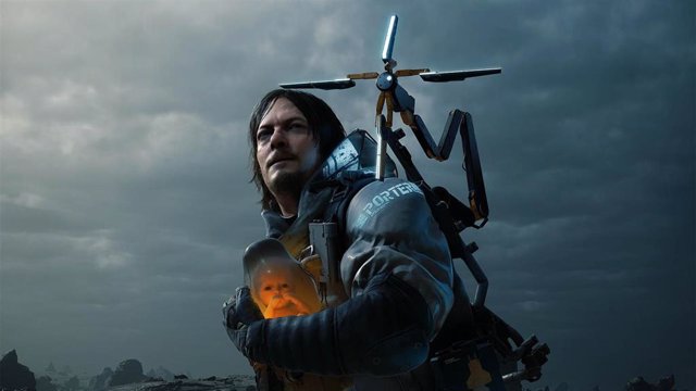 El actor Norman Reedus en el videojuego Death Stranding.