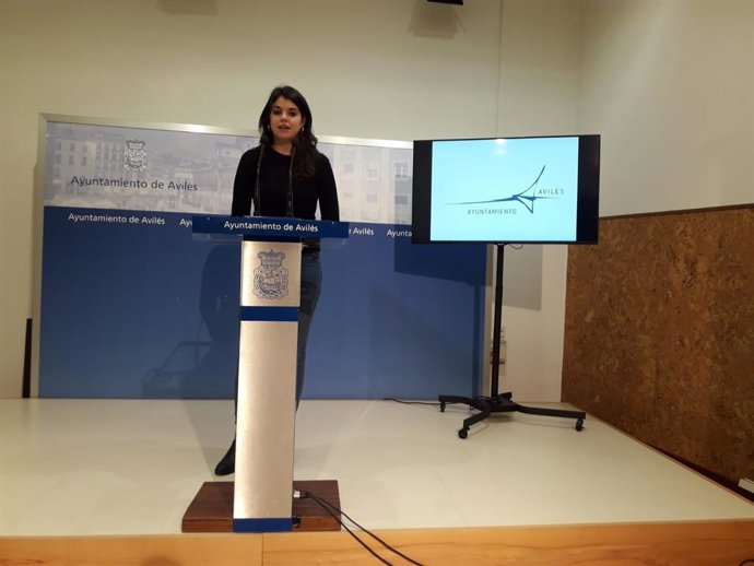 La concejala de Hacienda del Ayuntamiento de Avilés, Raquel Ruiz. 