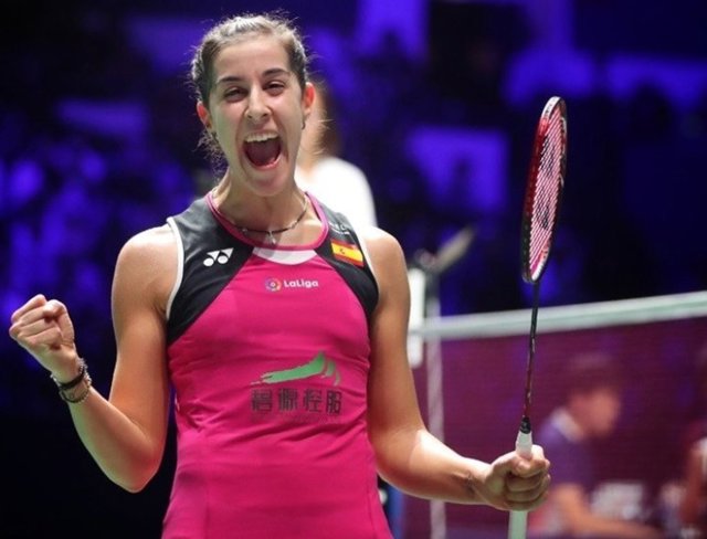 La jugadora española de bádminton Carolina Marín