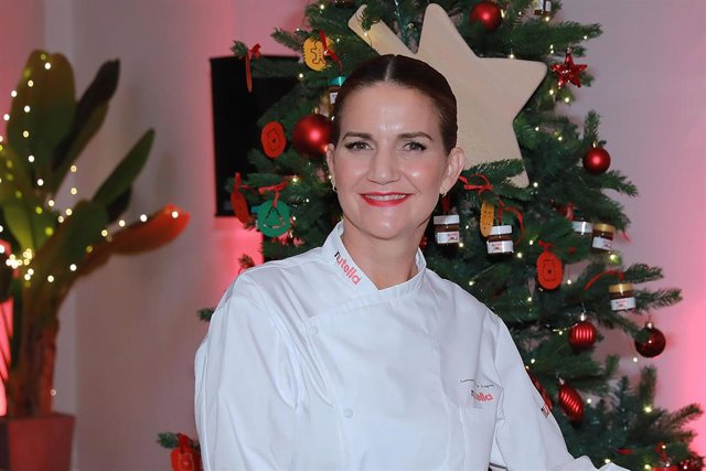 Samantha Vallejo-Nágera, en un tema navideño de Nutella