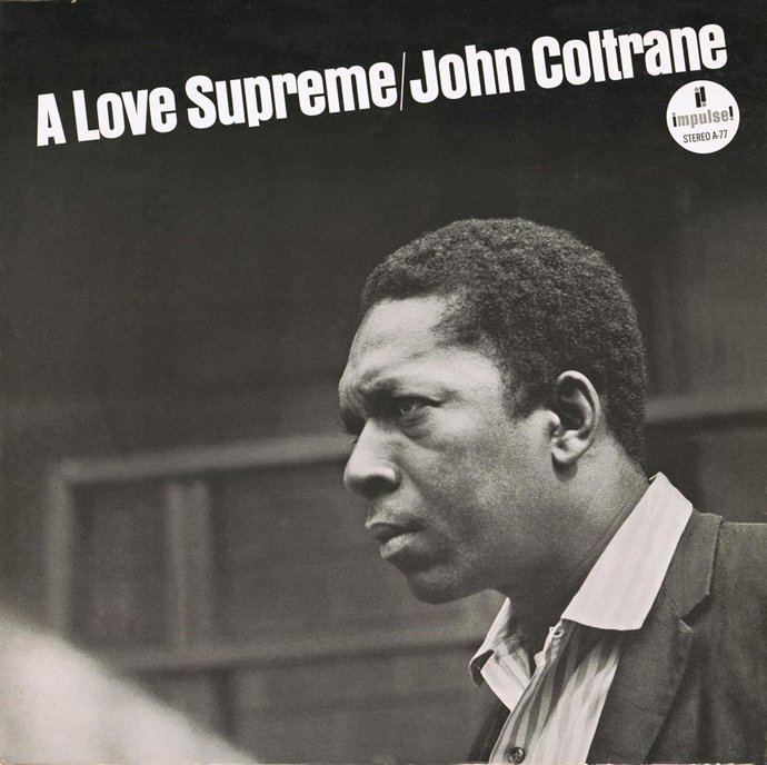 Portada del disco 'A love supreme' de John Coltrane.