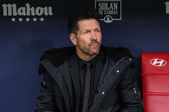 Diego Pablo Simeone, entrenador del Atlético de Madrid.