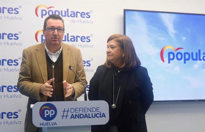 El presidente del Partido Popular de Huelva, Manuel Andrés González.