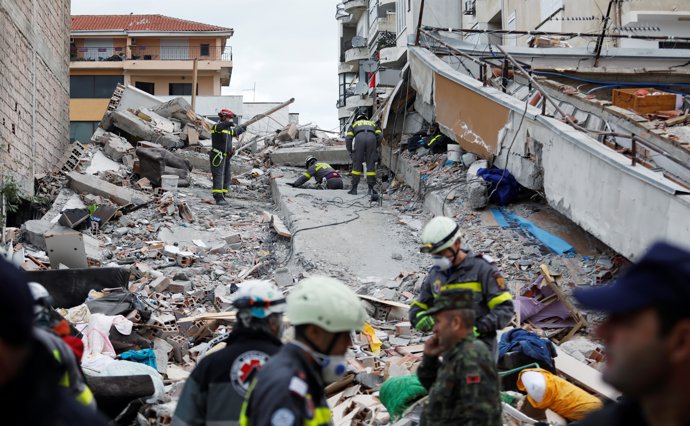 Terremoto en Albania