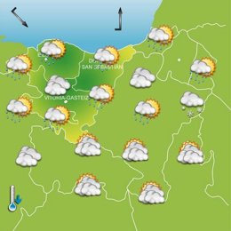 Previsiones meteorológicas para el 1 de diciembre en Euskadi.