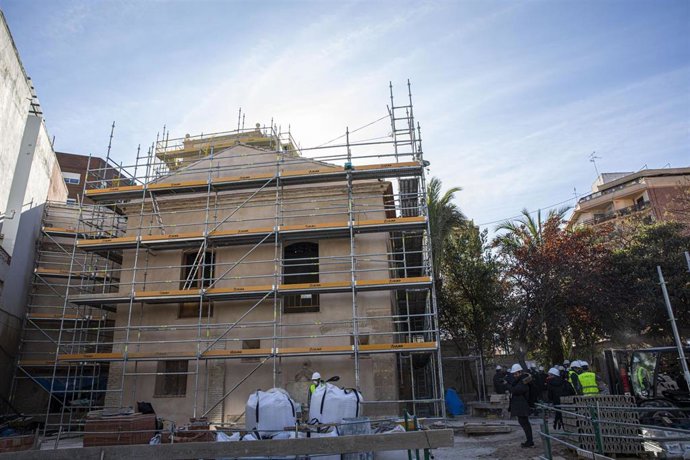 Obras para la Casa de la Música, el proyecto impulsado por Bankia en la Alquería Juli del barrio de Nou Moles de Valncia