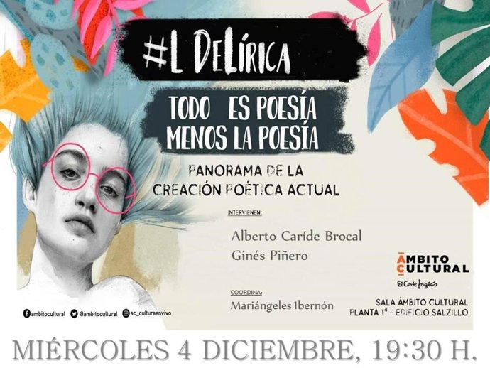 Cartel del recital que ofrecerá el poeta Alberto Caride y el cantautor Ginés Piñero