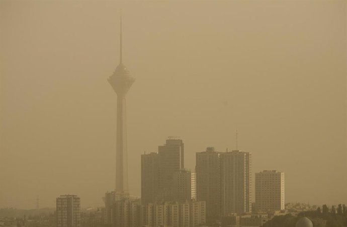 Polución en Teherán
