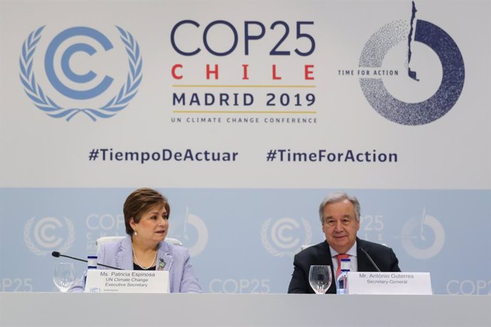 COP25.- António Guterres exige voluntad política para que el reto climático no s