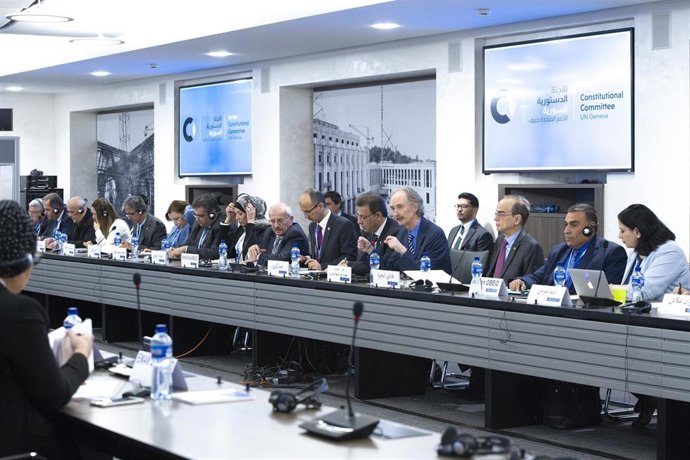 Reunión del Comité Constitucional sirio en Ginebra