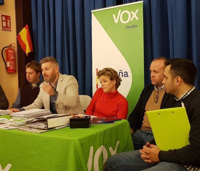 El portavoz del Grupo Municipal Vox en el Ayuntamiento de Dos Hermanas (Sevilla), Adrián Trashorras