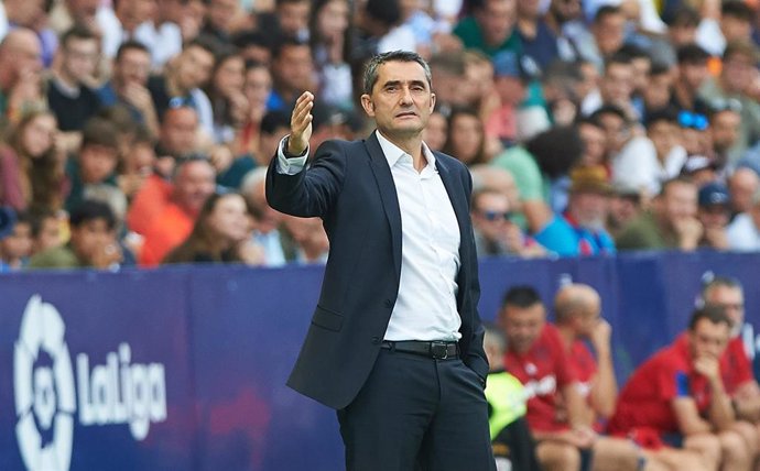 Ernesto Valverde, entrenador del FC Barcelona.
