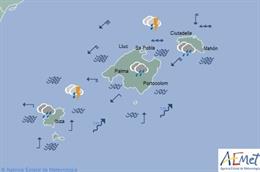 El tiempo en Baleares hoy, 2 de diciembre de 2019.