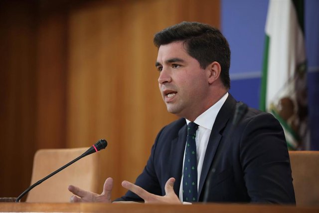 El presidente de la comisión de investigación sobre la Faffe, Enrique Moreno (Cs), en una imagen de archivo.