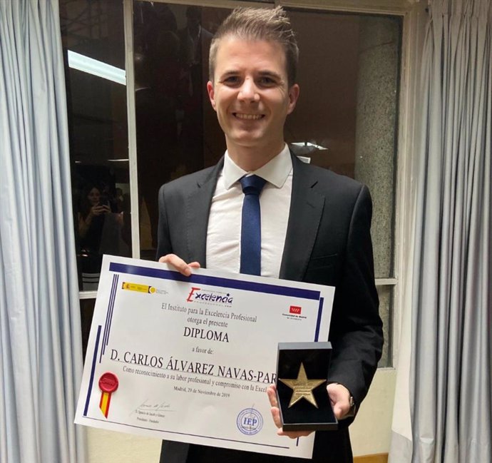 COMUNICACIÓN: Joven empresario de Granada recibe la Estrella de Oro a la Excelen