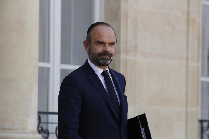 Edouard Philippe en el Palacio del Elíseo