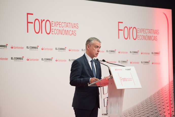 El Lehendakari, Iñigo Urkullu, en el Foro Expectativas económicas en Bilbao